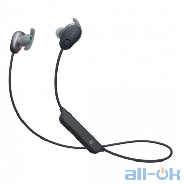 Навушники з мікрофоном Sony WI-SP600N Black